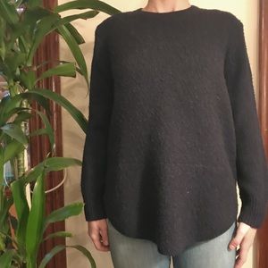 Fuzzy Navy Blue Sweater